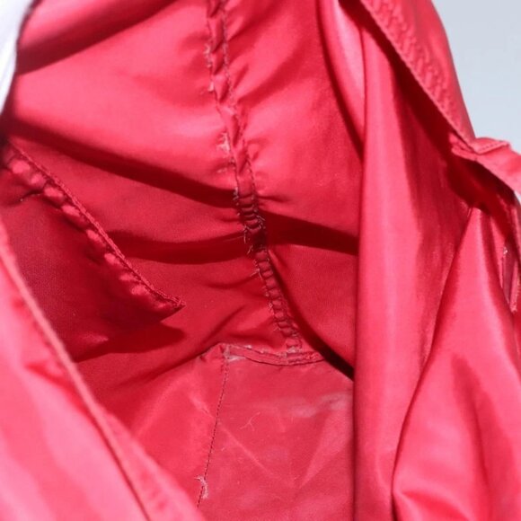 PRADA Tote Bag Nylon Red Auth ep8067 - Picture 13 of 16